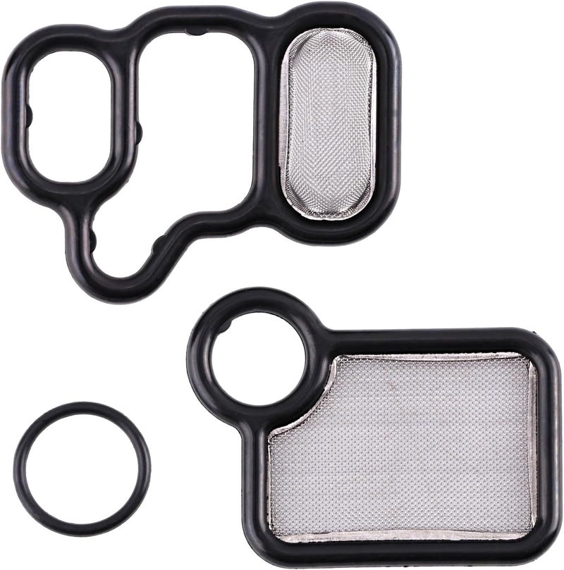 Cybal 15845-RAA-A01 91319-PAA-A01 Head Cylinder Solenoid Valve Gasket Set Fit 02-12 Acura CSX/RDX/RSX/TSX Honda Accord/Civic/CR-V/Element/FIT 1.5L/2.0L/2.4L 15815-RAA-A02,15815PNA003,917-176,VVS900,SVF100 - Image 2